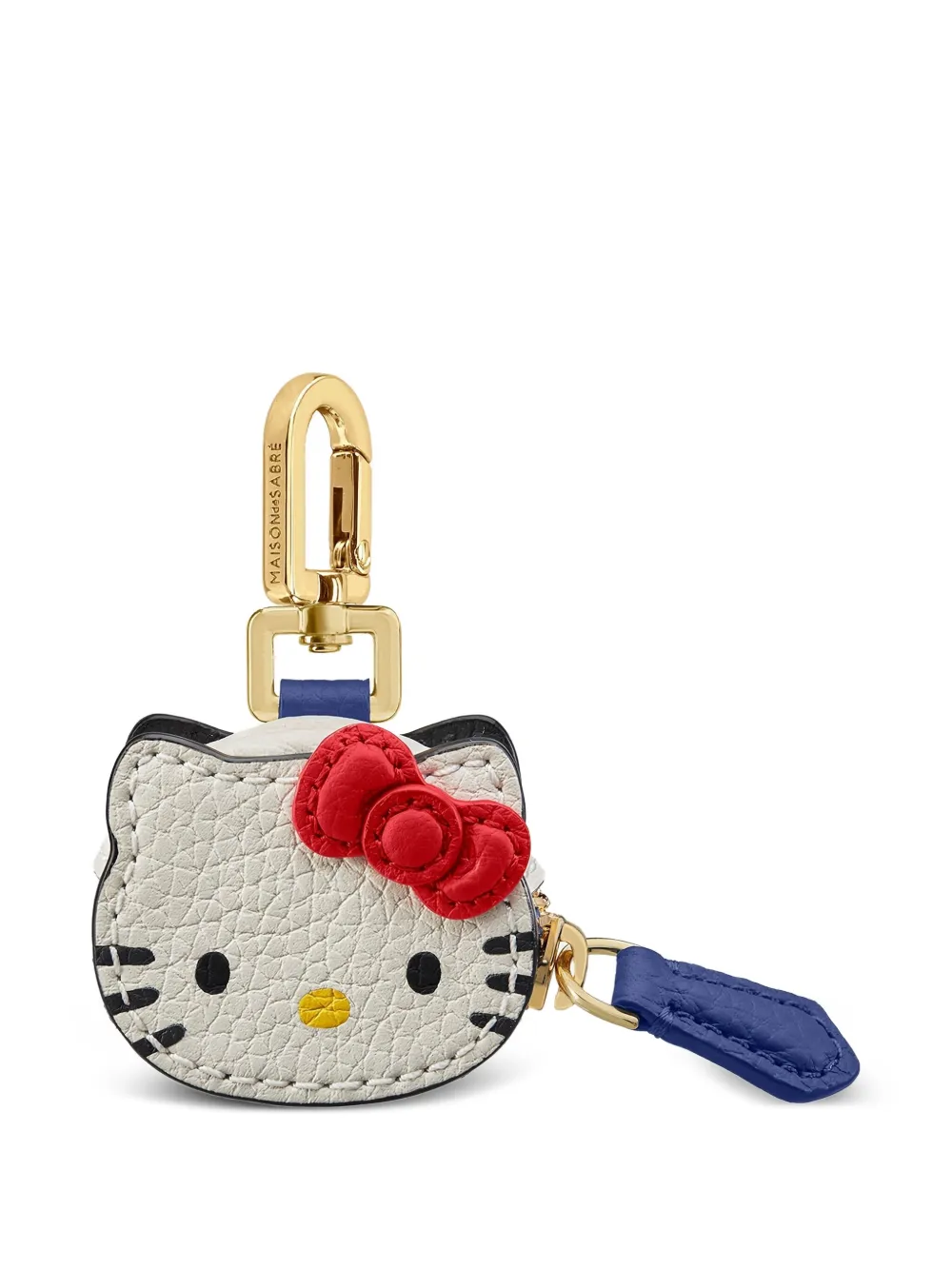 Maison De Sabre Hello Kitty Zipper Charm In White