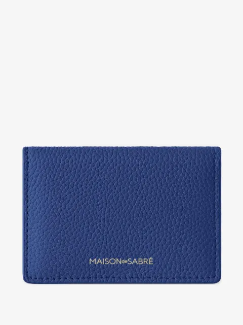 MAISON de SABRÉ porte-cartes en cuir à plaque TB