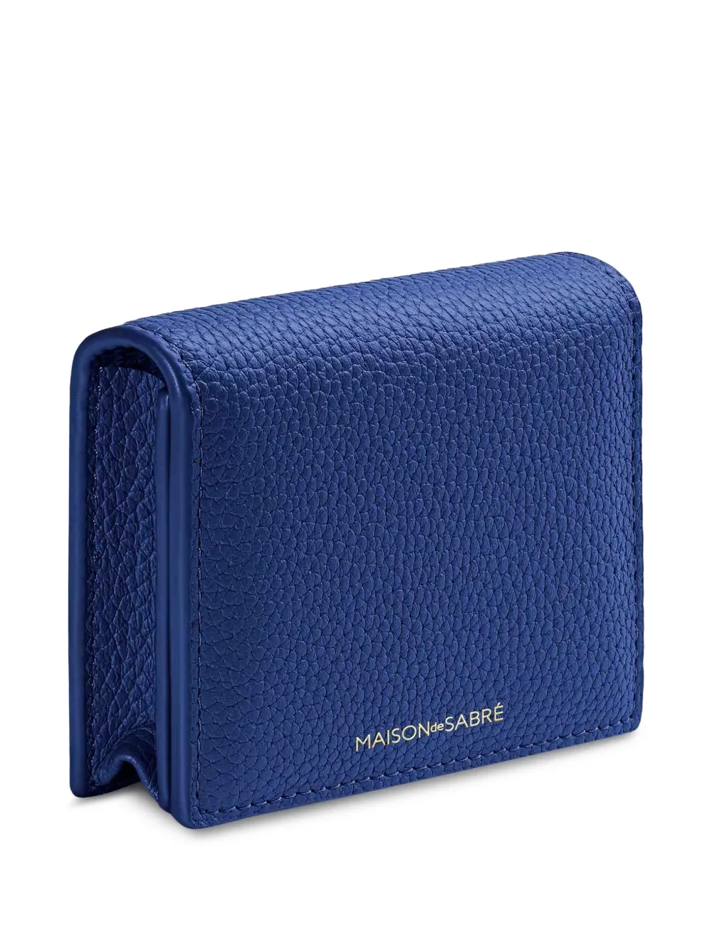 MAISON de SABRÉ Uitbreidbare leren pasjeshouder Blauw