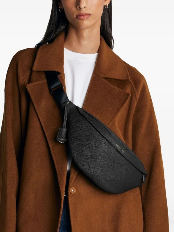 [ほぼ新品] MAISON de SABRÉ レザー スリングバッグ MAISON De SABRÉ レザースリングバッグ L | ブラック | FARFETCH JP