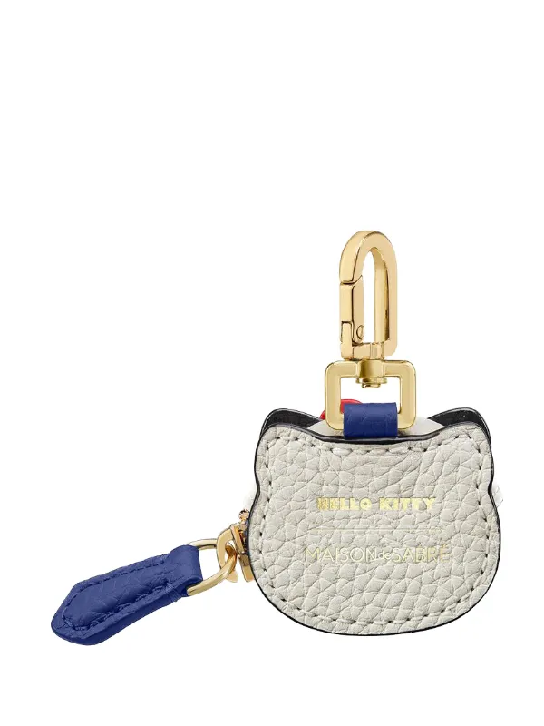 MAISON De SABRÉ x The SABRÉMOJ Hello Kitty Leather Charm | White