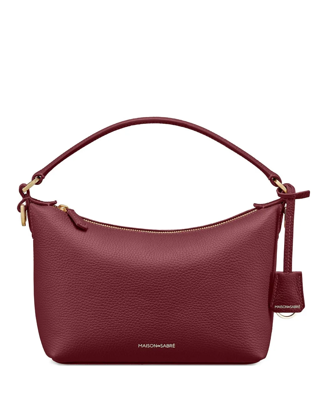 Maison De Sabre The Small Soft Leather Tote Bag In Burgundy