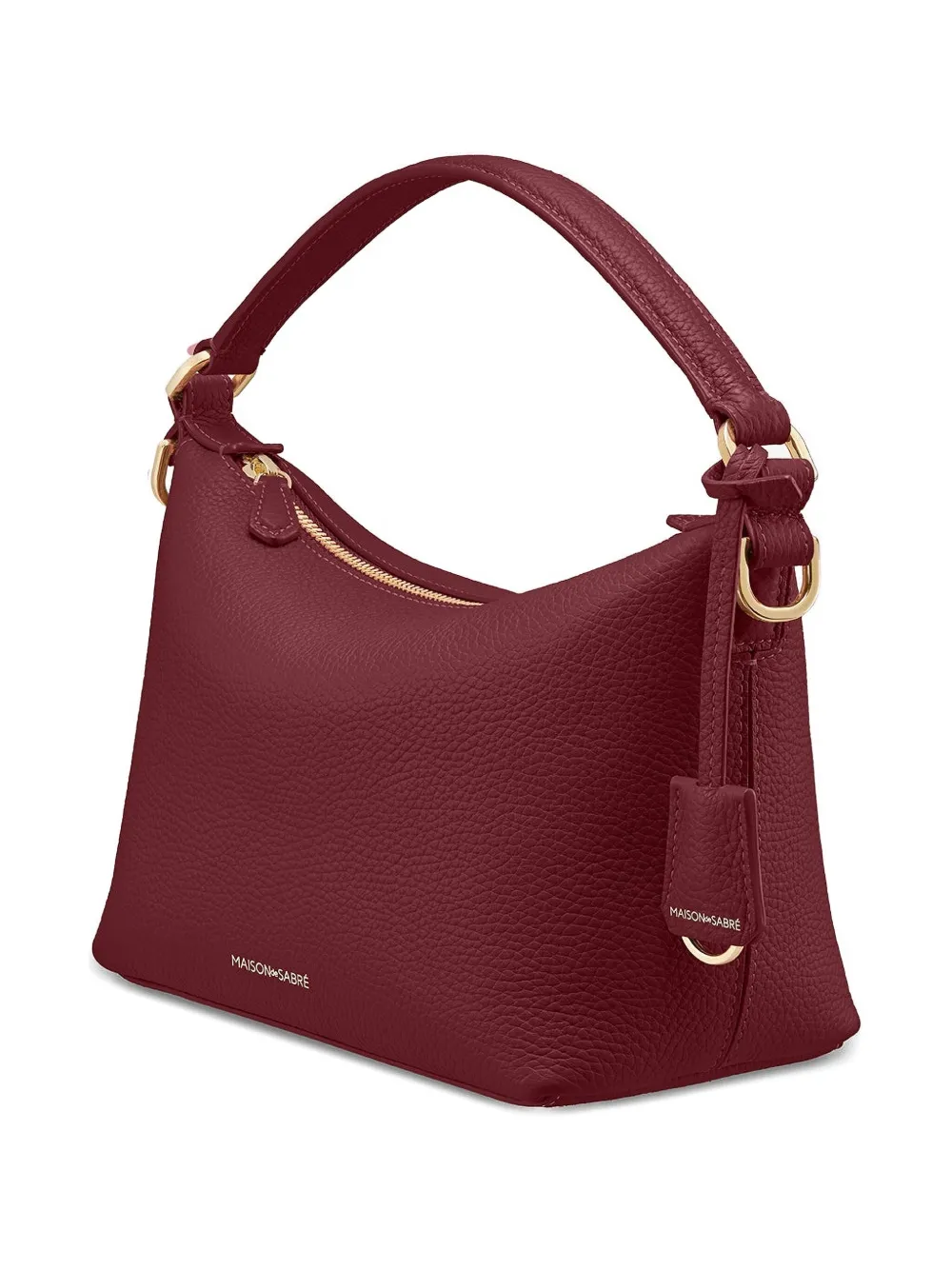 MAISON de SABRÉ The Small Soft leren shopper Rood