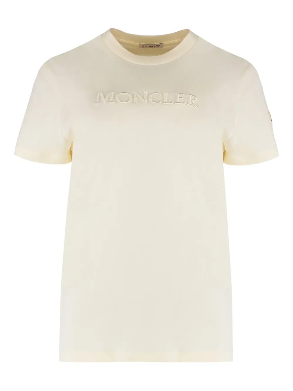 Moncler round-neck T-shirt - ニュートラル Moncler round-neck T-shirt - ニュートラル