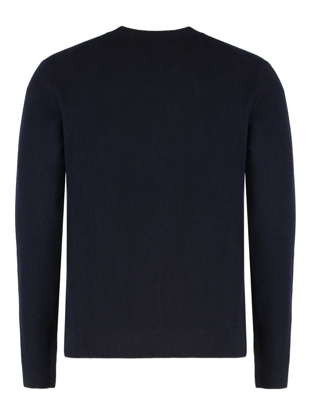 Slowear Sweater With Round Neck In Wool In Blue