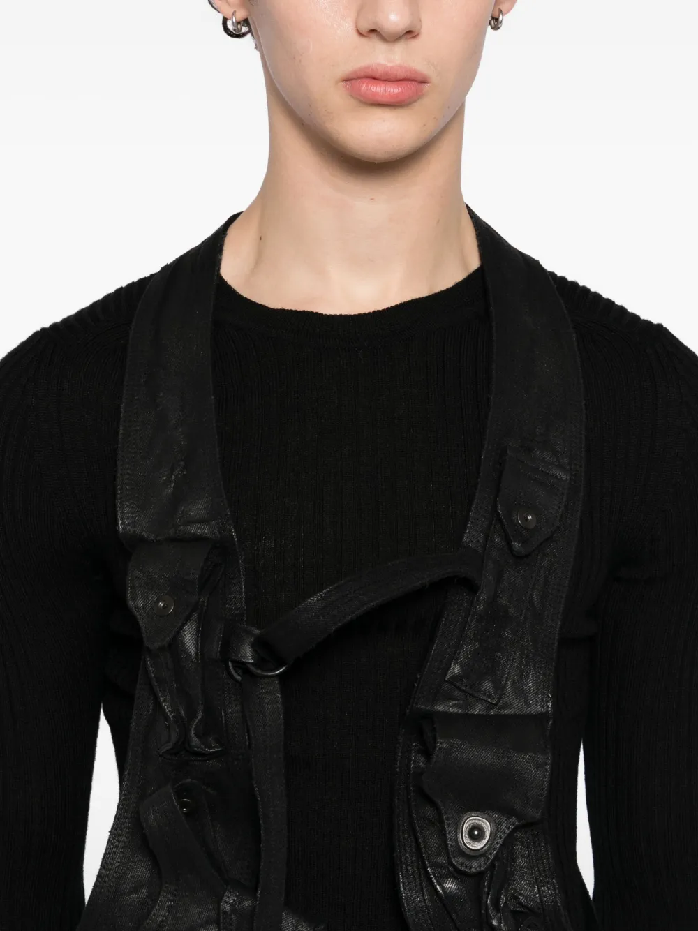 Julius Jacke Mit Knöpfen In Black