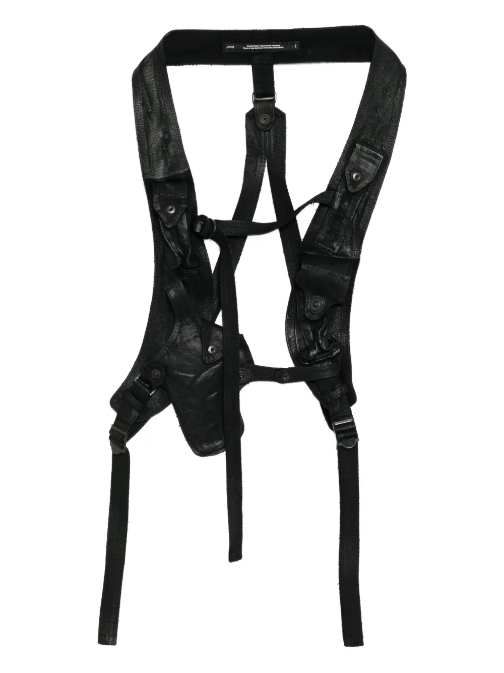 Julius button cotton jacket | Black | Image 1