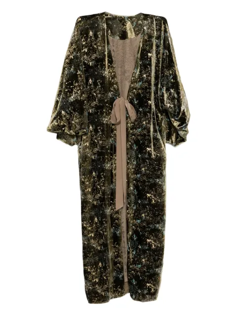 YANGKEHAN floral-print midi dress