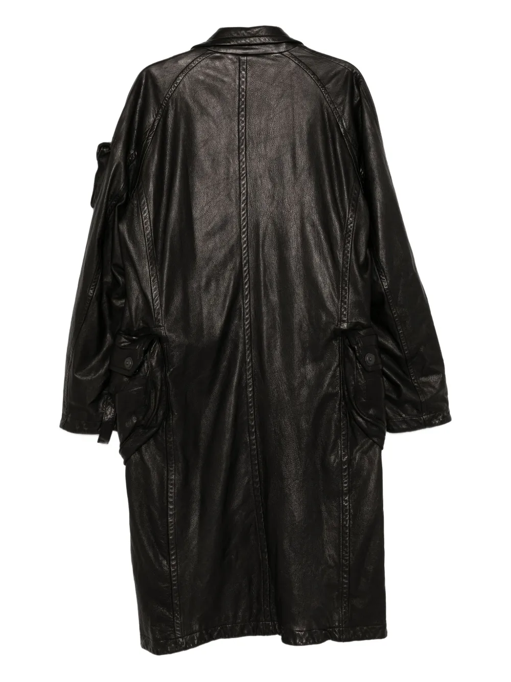 Julius Gas Mask coat - Zwart