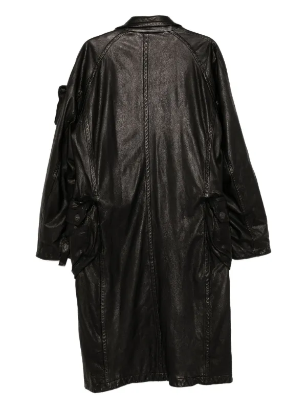 Julius Gas Mask Coat | Black | FARFETCH