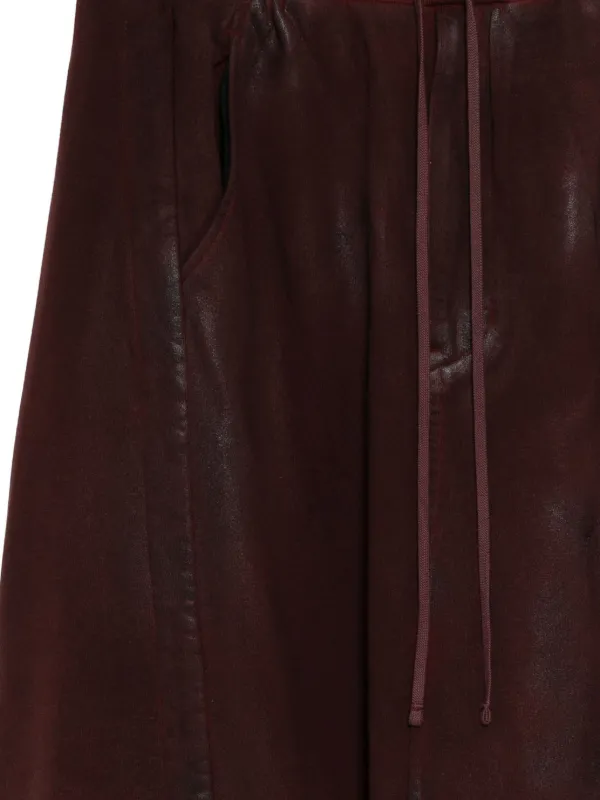 Julius Drop Crotch Pants | Red | FARFETCH