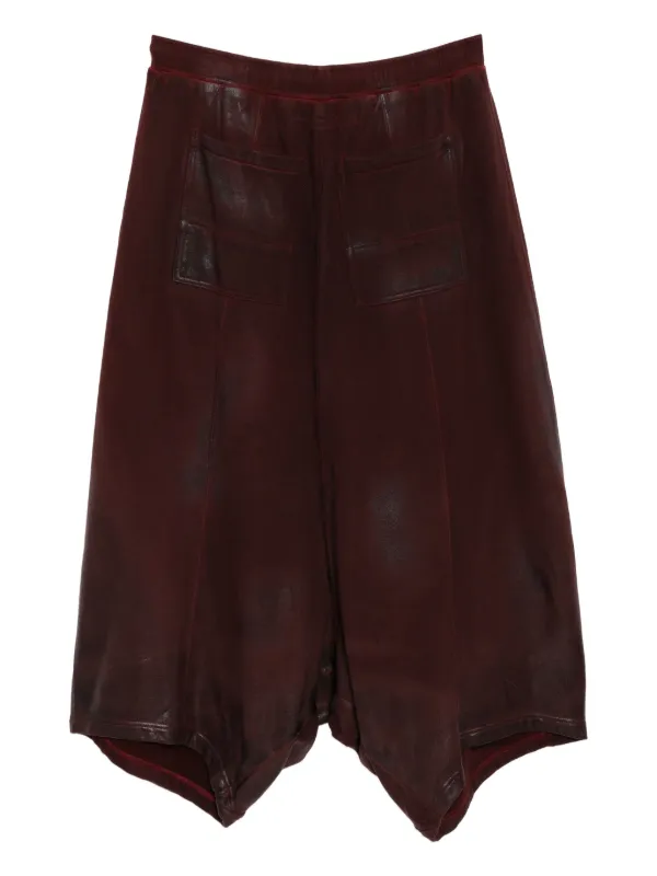 Julius Drop Crotch Pants | Red | FARFETCH
