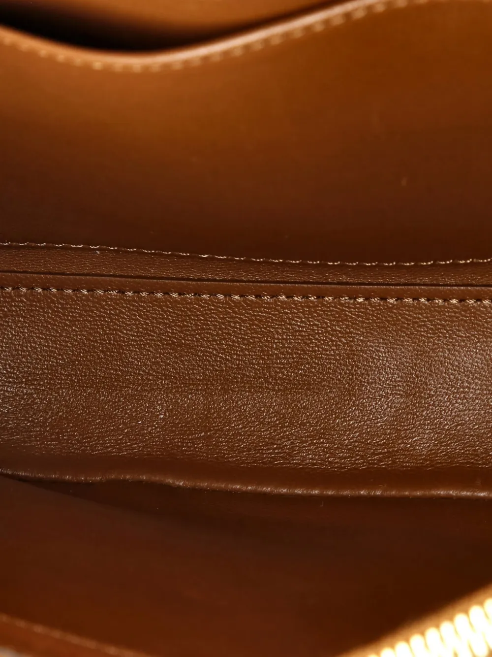 Pre-owned Celine Top Handle Smooth Leather 16 Satchel In Brown