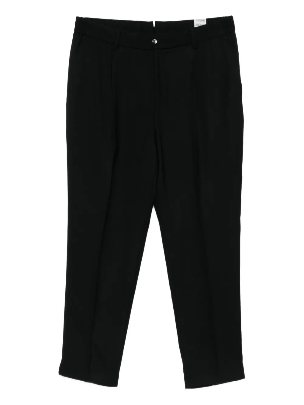 LUIGI BIANCHI MANTOVA pleat-detail trousers | negro | Image 1