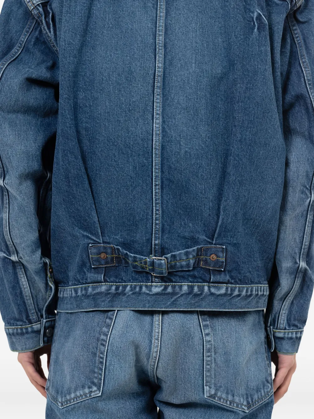 Maison MIHARA YASUHIRO Jack met zak en knoop Blauw