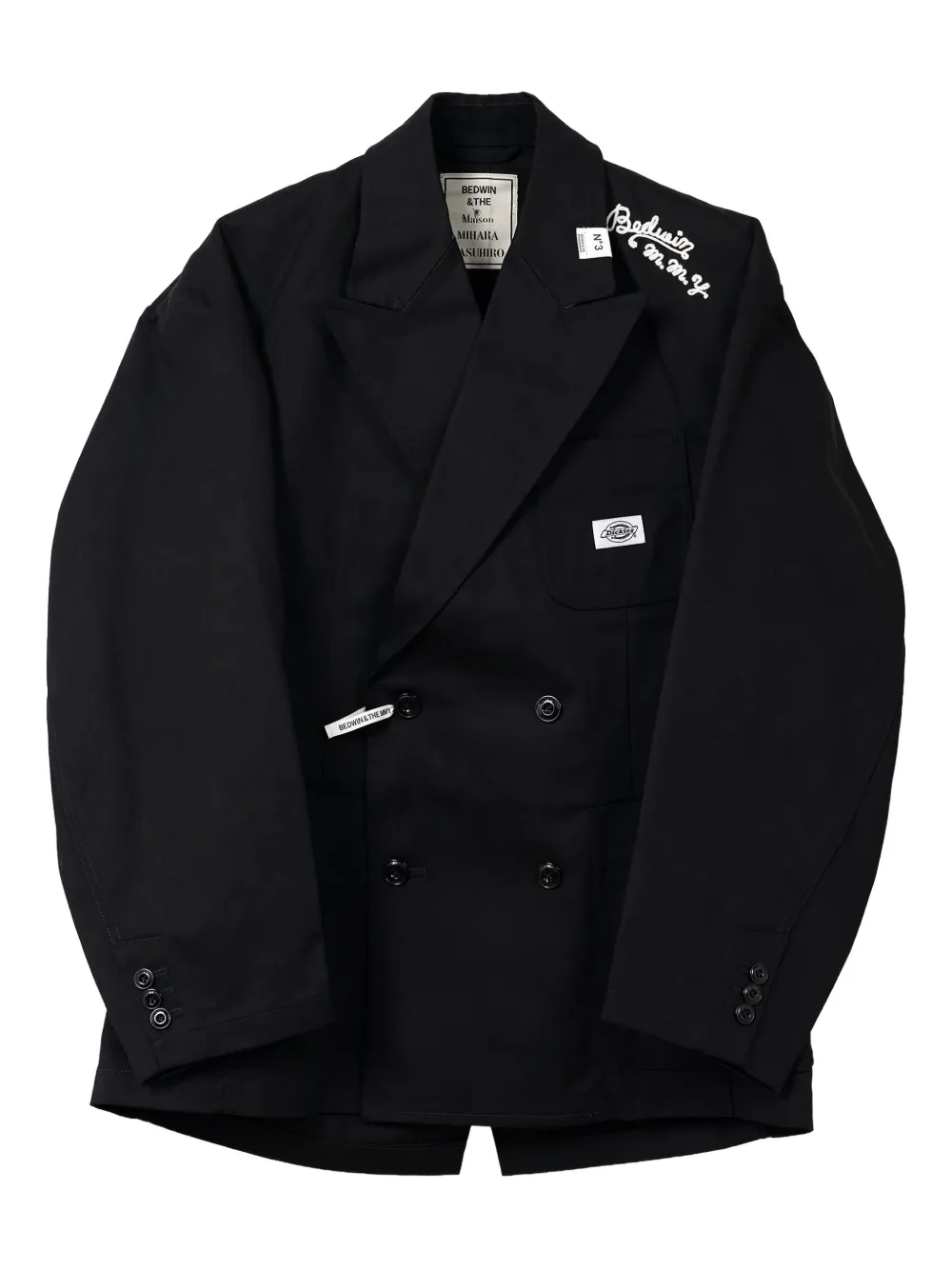 Maison MIHARA YASUHIRO double-breasted jacket | Black | Image 1