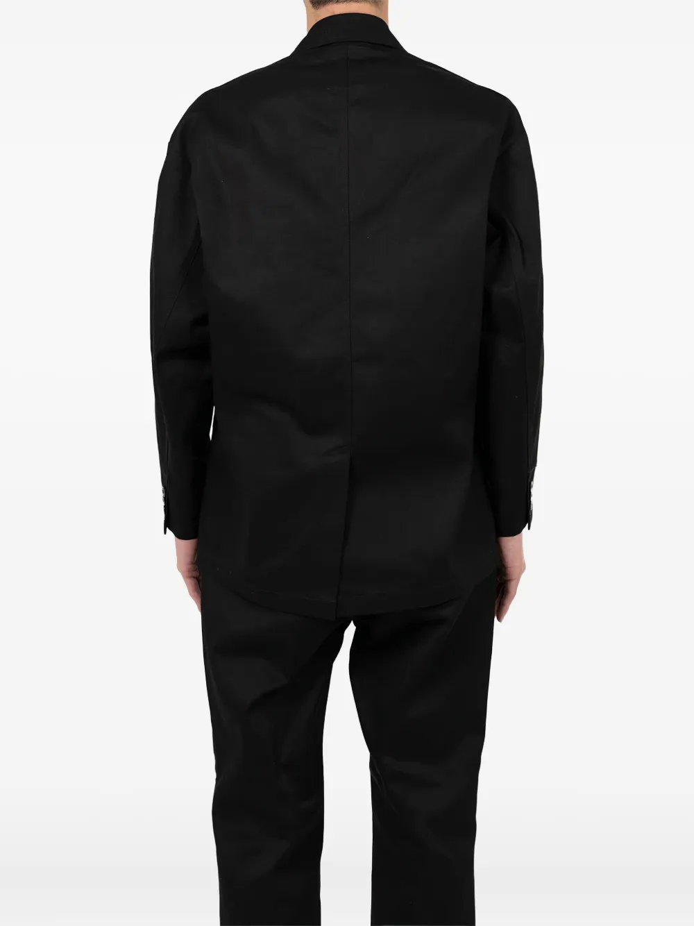 Maison MIHARA YASUHIRO Jack met dubbele rij knopen Zwart