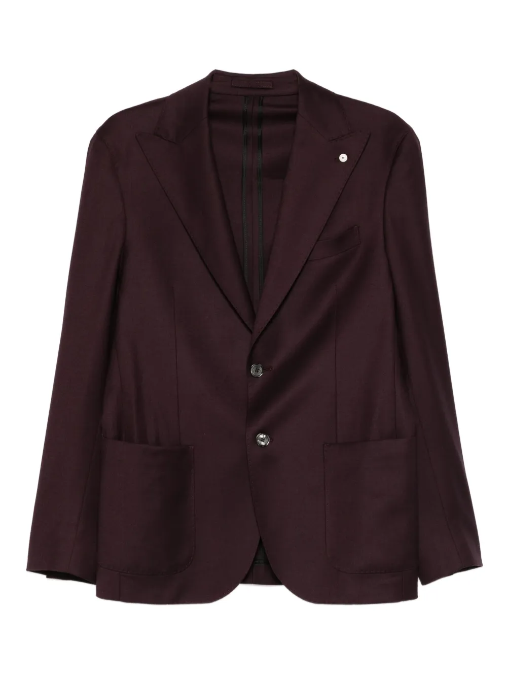 LUIGI BIANCHI MANTOVA traje con botones | morado | Image 1