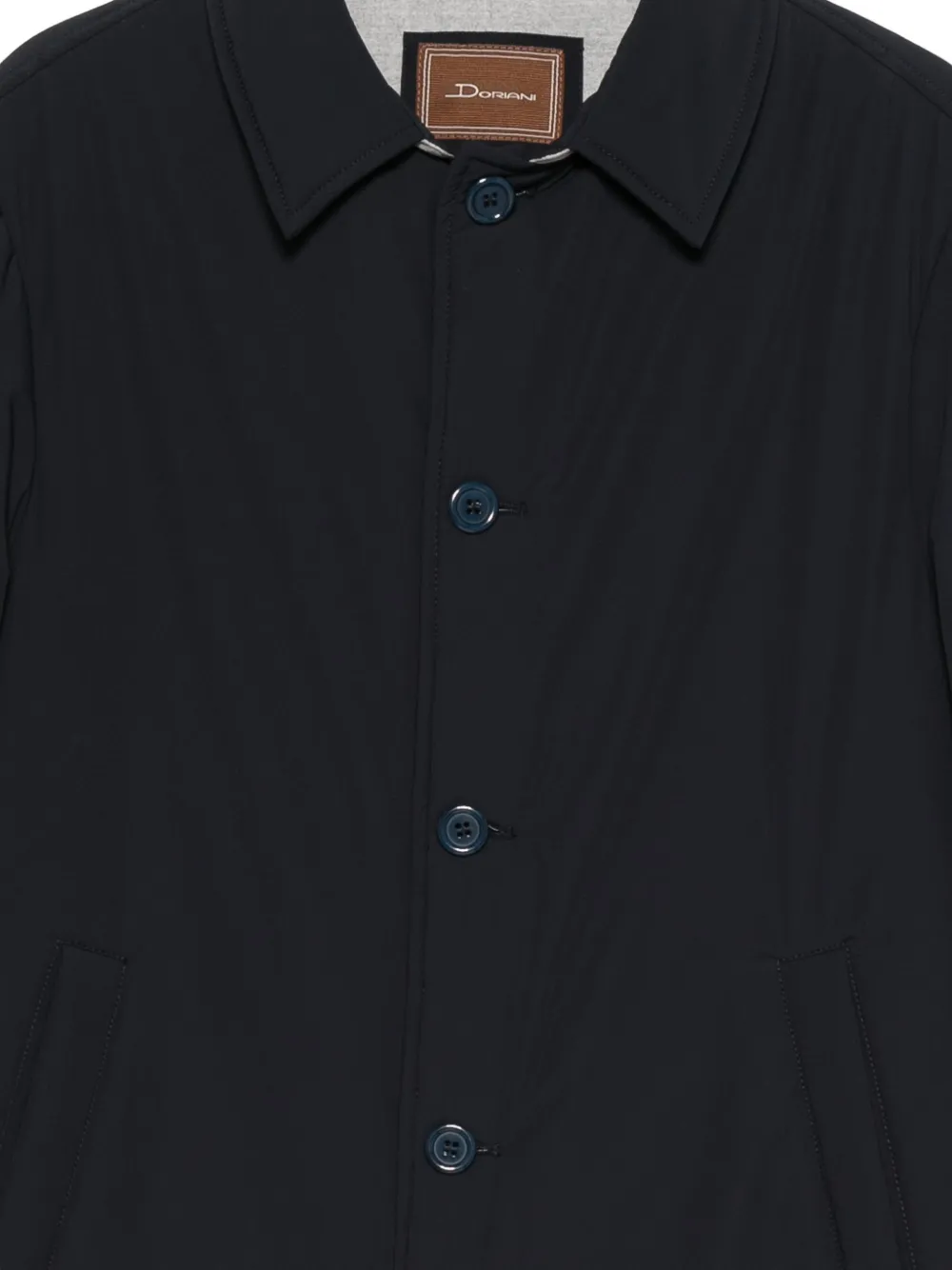 Doriani Cashmere Buttoned Coat In Multi