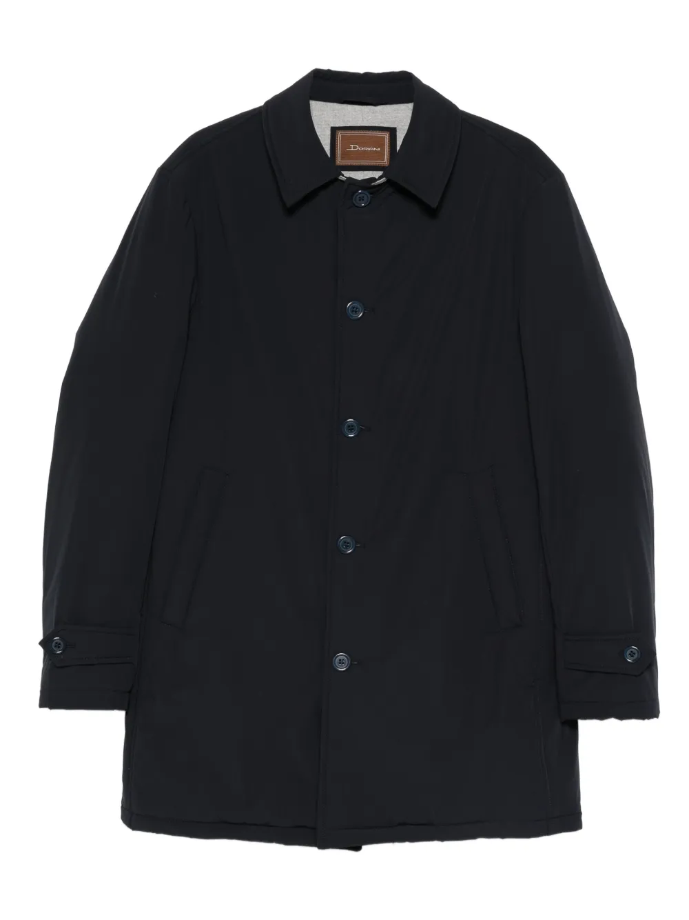Doriani Cashmere buttoned coat | Blue | Image 1