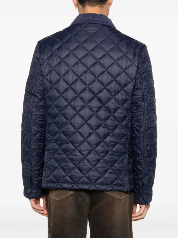 HUSKY Quilted Jacket | Blue | FARFETCH ZA