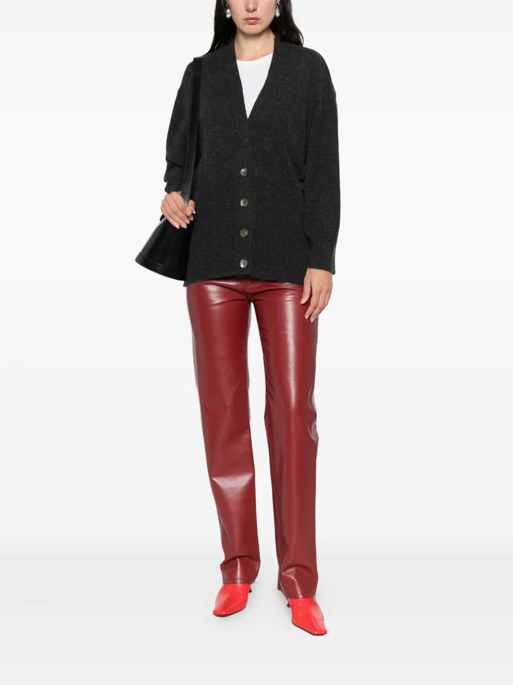 Beyou Lady59 Button-up Cardigan In Multi