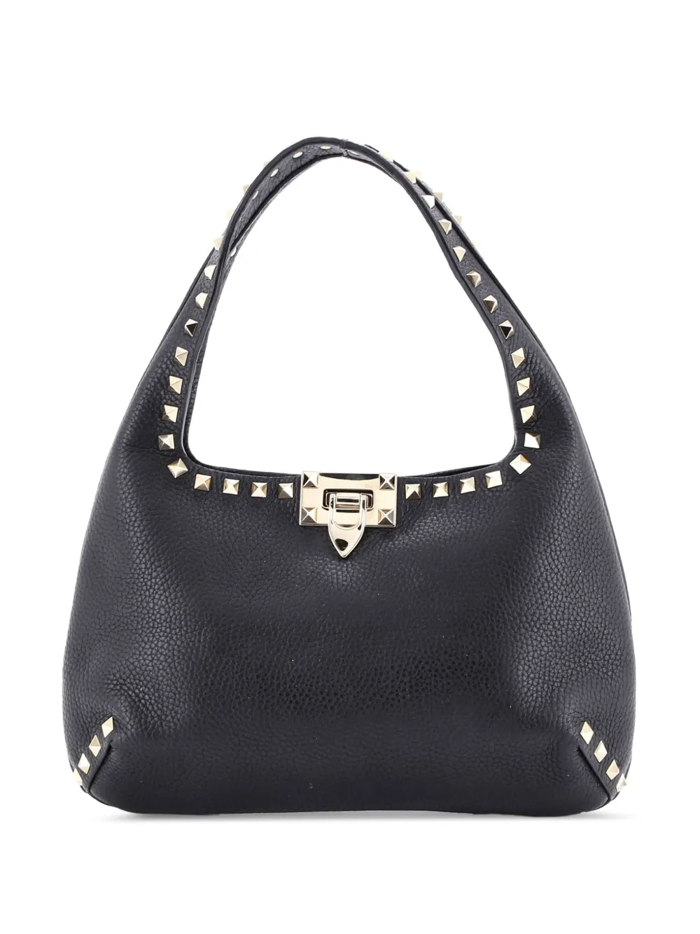 Valentino Garavani Pre-Owned rockstud flip lock leather small bag - Valentino Garavani Pre-Owned rockstud flip lock leather small bag -