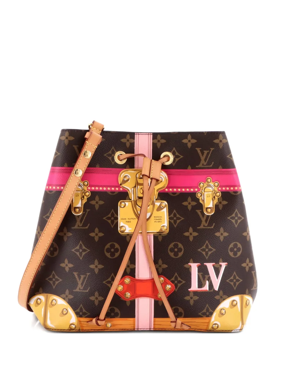 Louis Vuitton Pre-Owned Monogram Summer Trunks Neonoe bucket bag -
