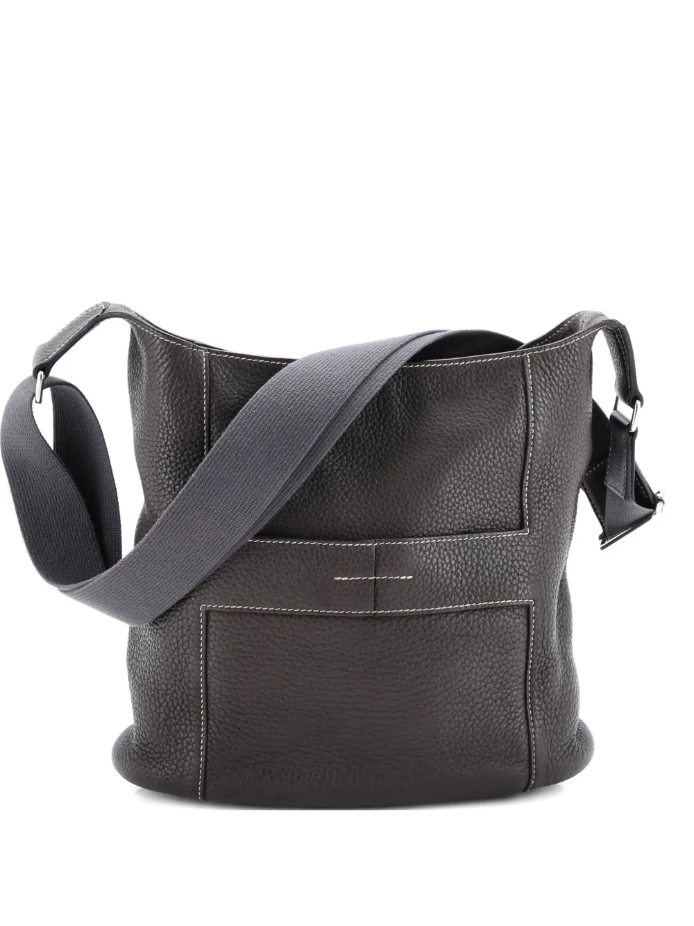 Hermès Pre-Owned Leather Sac Good News Bag - グレー Hermès Pre-Owned Leather Sac Good News Bag - グレー
