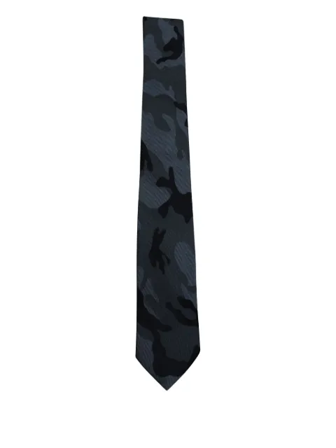Mario Valentino Vintage camouflage tie