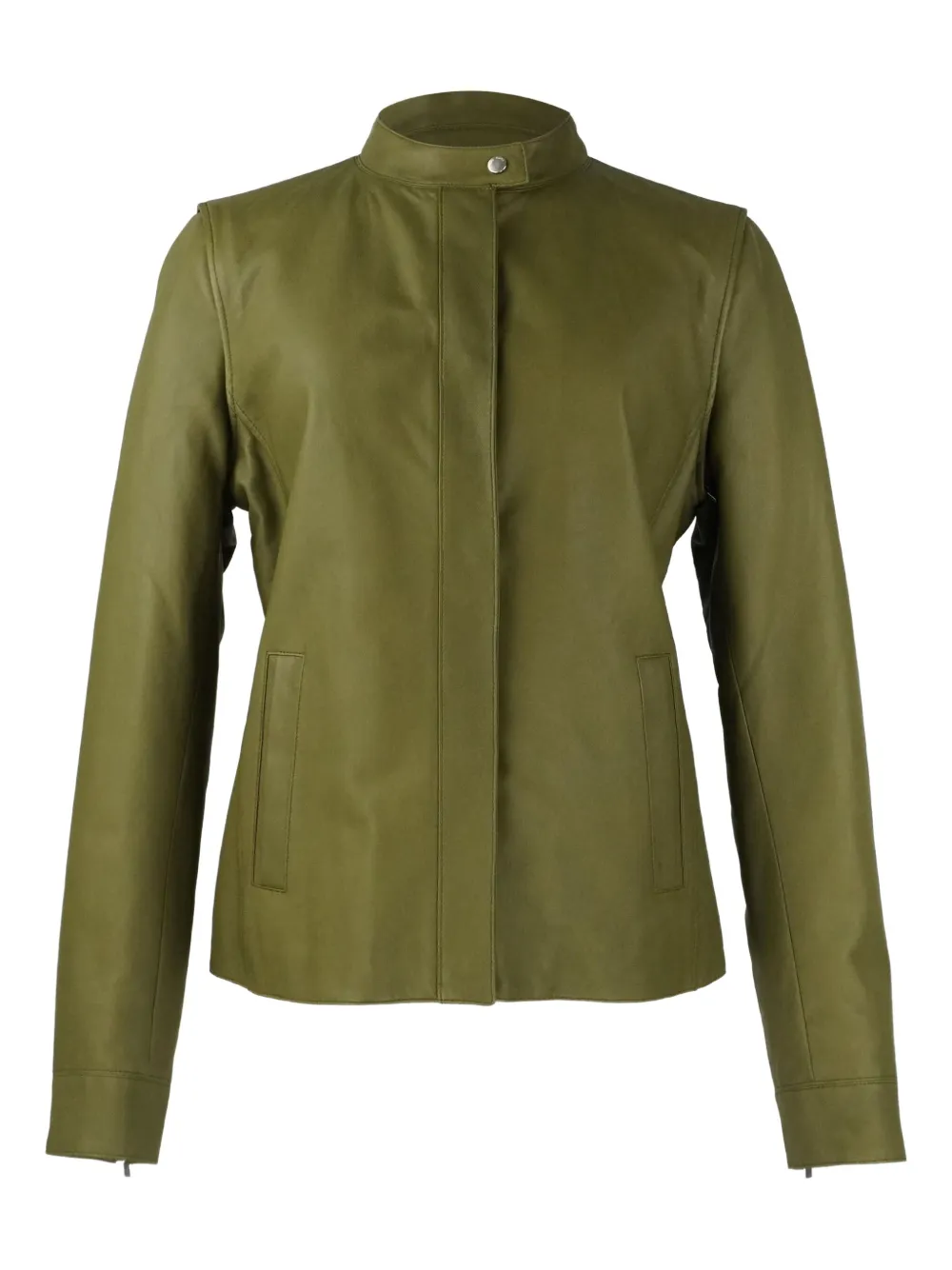 Pre-owned Loro Piana Jordan Touch Detachable-sleeves Jacket In Green