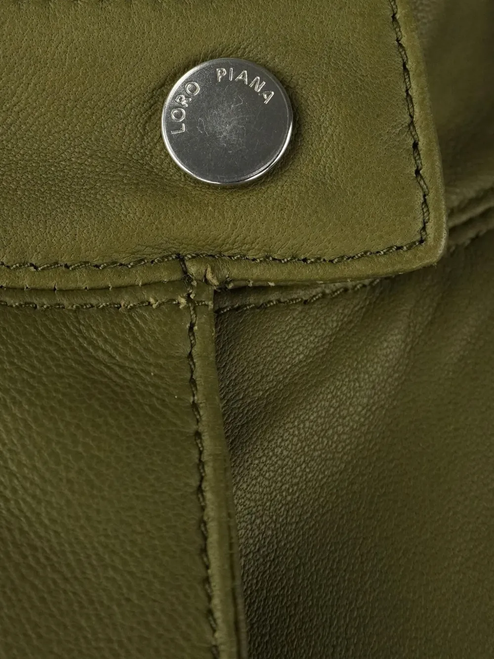 Pre-owned Loro Piana Jordan Touch Detachable-sleeves Jacket In Green