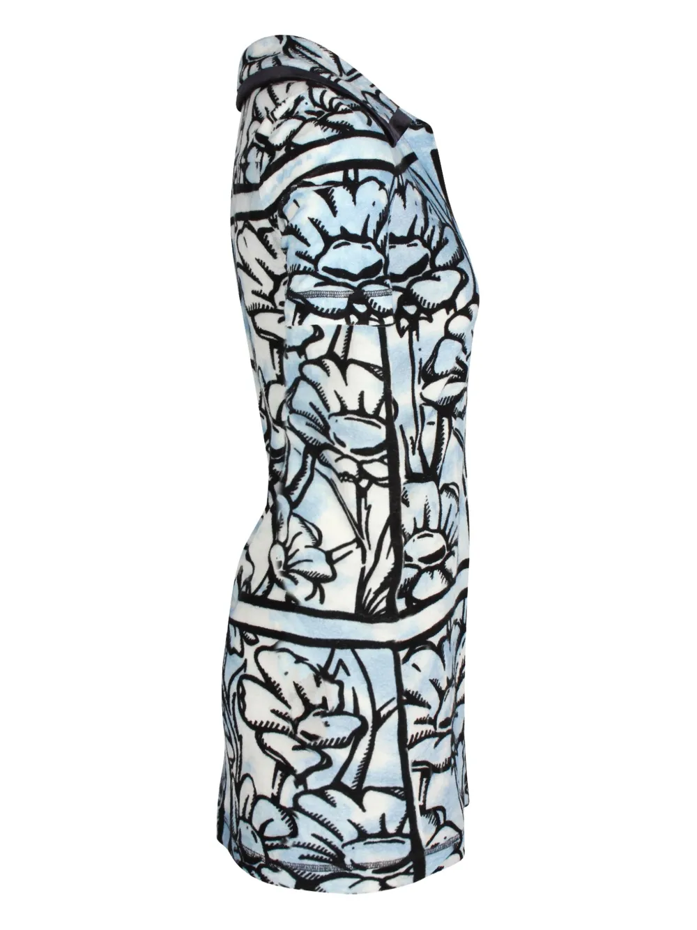 Fendi Pre-Owned x Joshua Vides Edition mini-jurk met print - Blauw