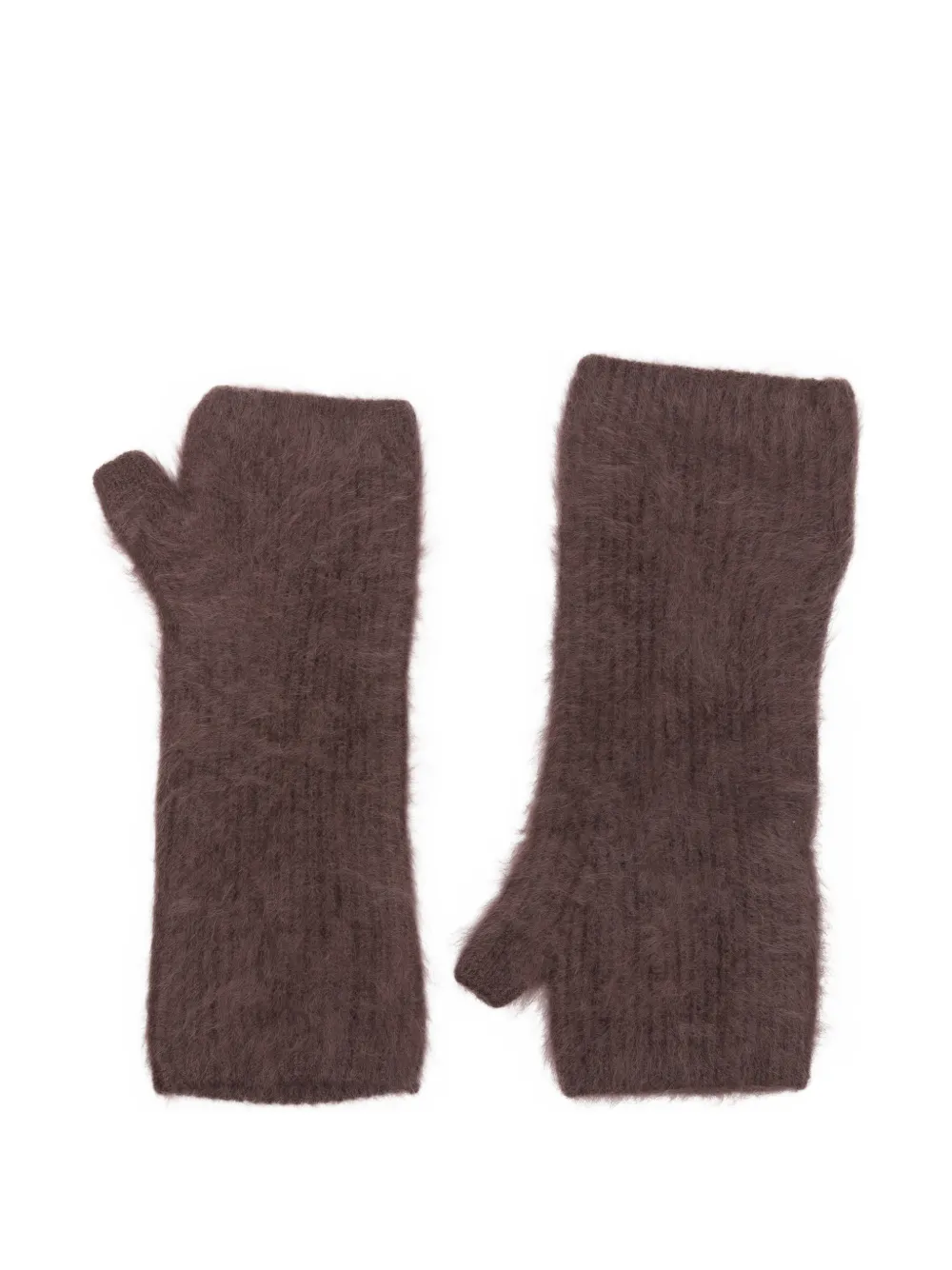 Absolut cashmere Karolina vingerloze kasjmier handschoenen - Bruin