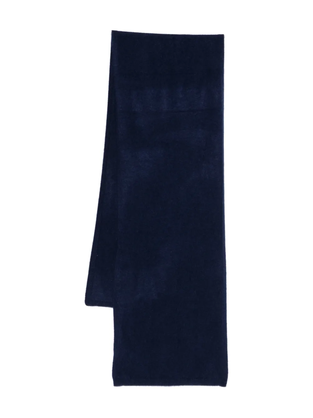absolut cashmere ribbed-trim scarf - Blau