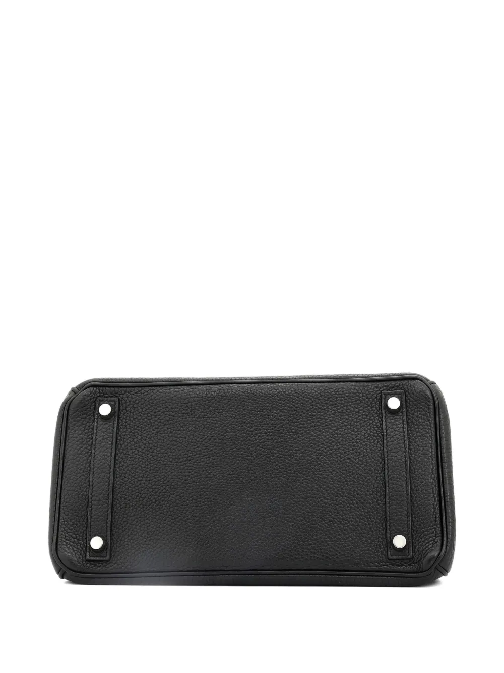 Pre-owned Hermes Palladium Hardware Birkin Handbag In Black