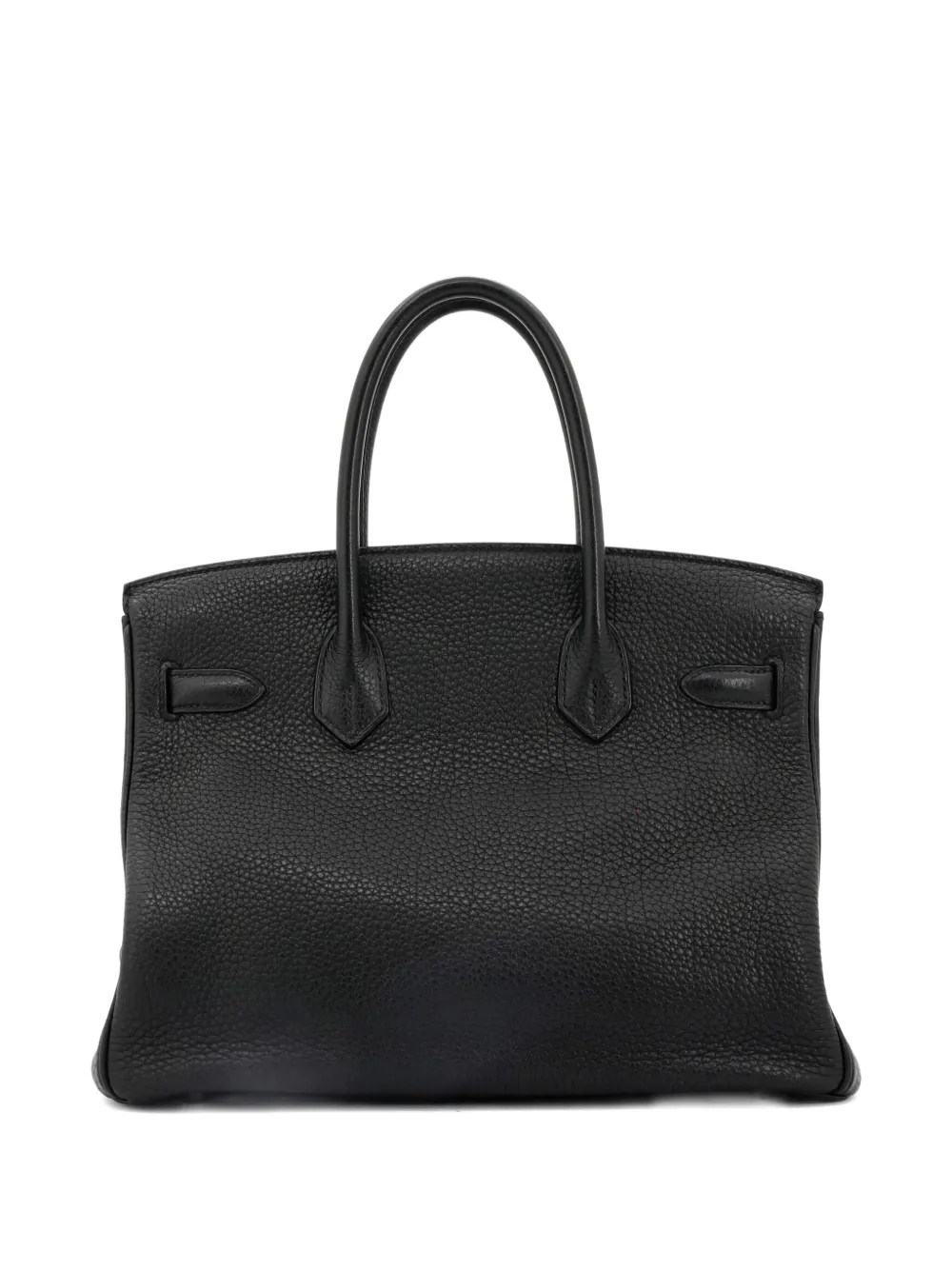 Pre-owned Hermes Palladium Hardware Birkin Handbag In Black