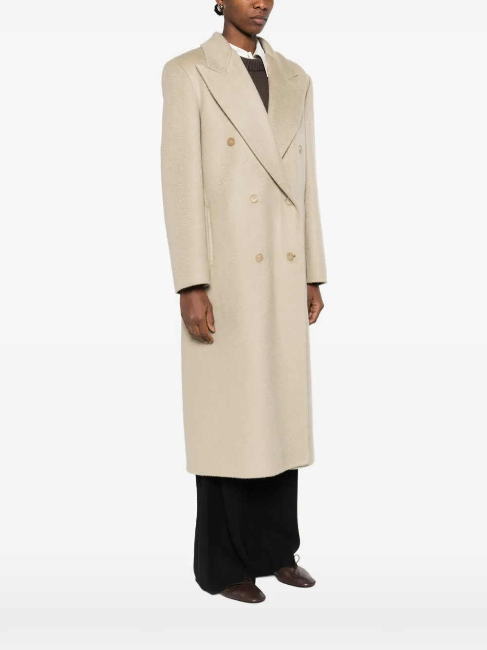  The Row Hariet Double-breasted Coat - Neutrals 