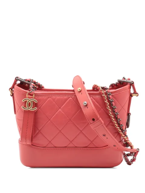 CHANEL Pre-Owned 2021-2025 Small Lambskin Gabrielle Hobo crossbody bag