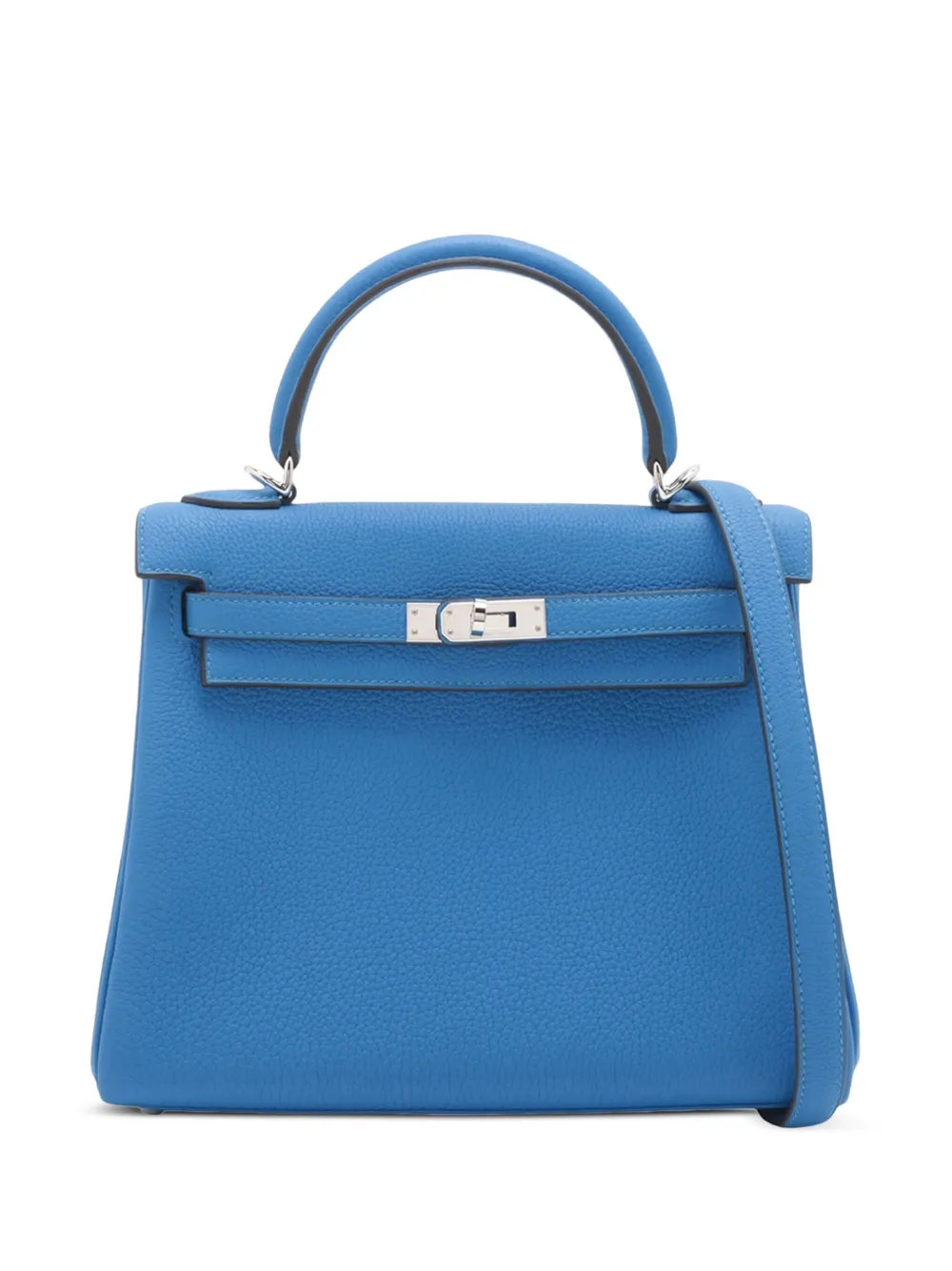 Hermès Pre-Owned 2024 Togo Kelly II Retourne 25 satchel | Blue | Image 1