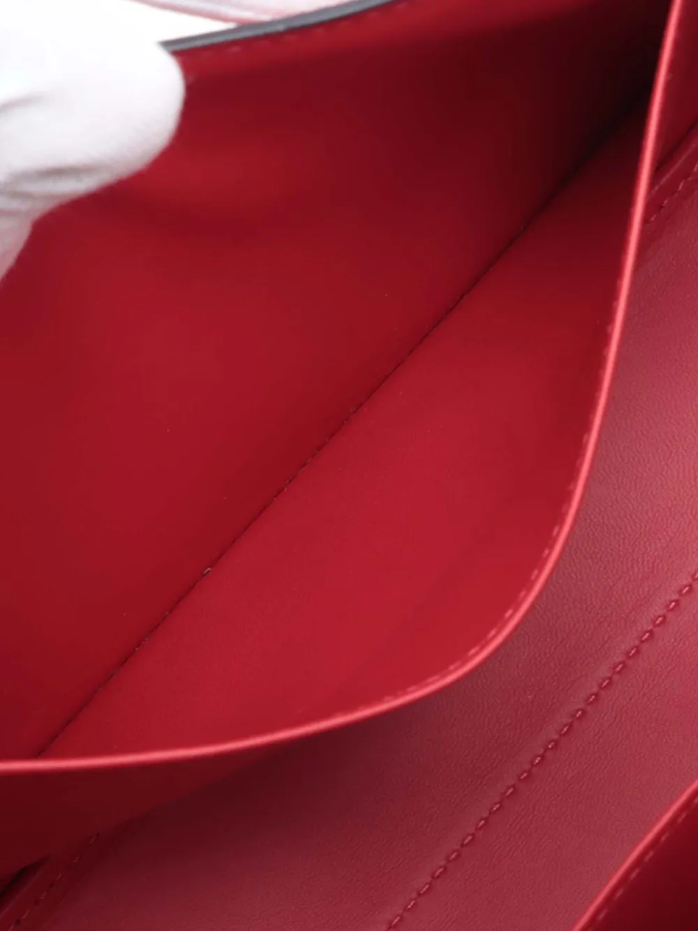Pre-owned Hermes 2017 Epsom And Swift Harnais Shoulder Bag In Red