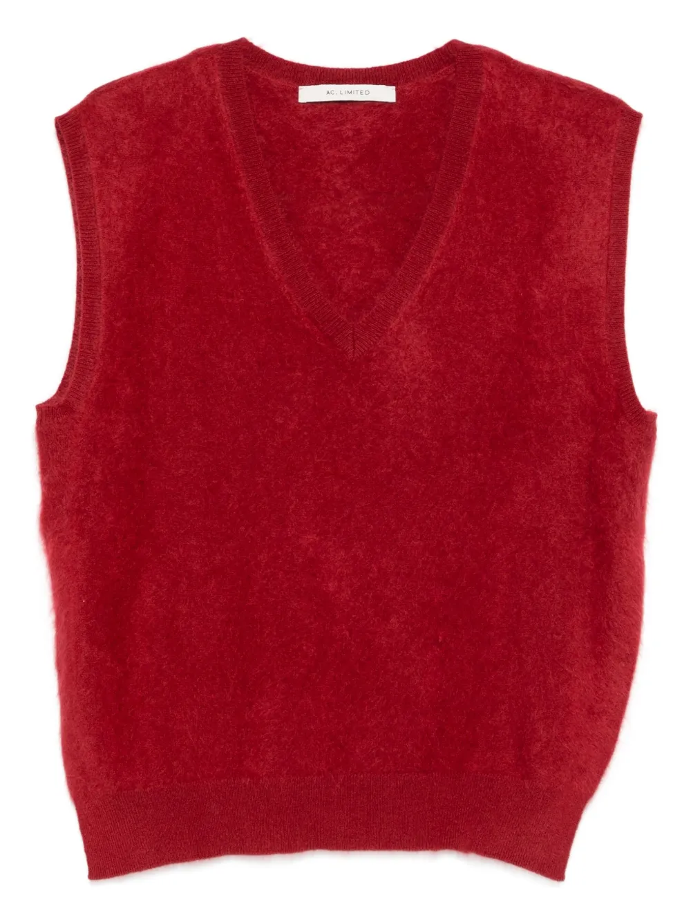 Absolut Cashmere Miriam V-neck Vest In Red