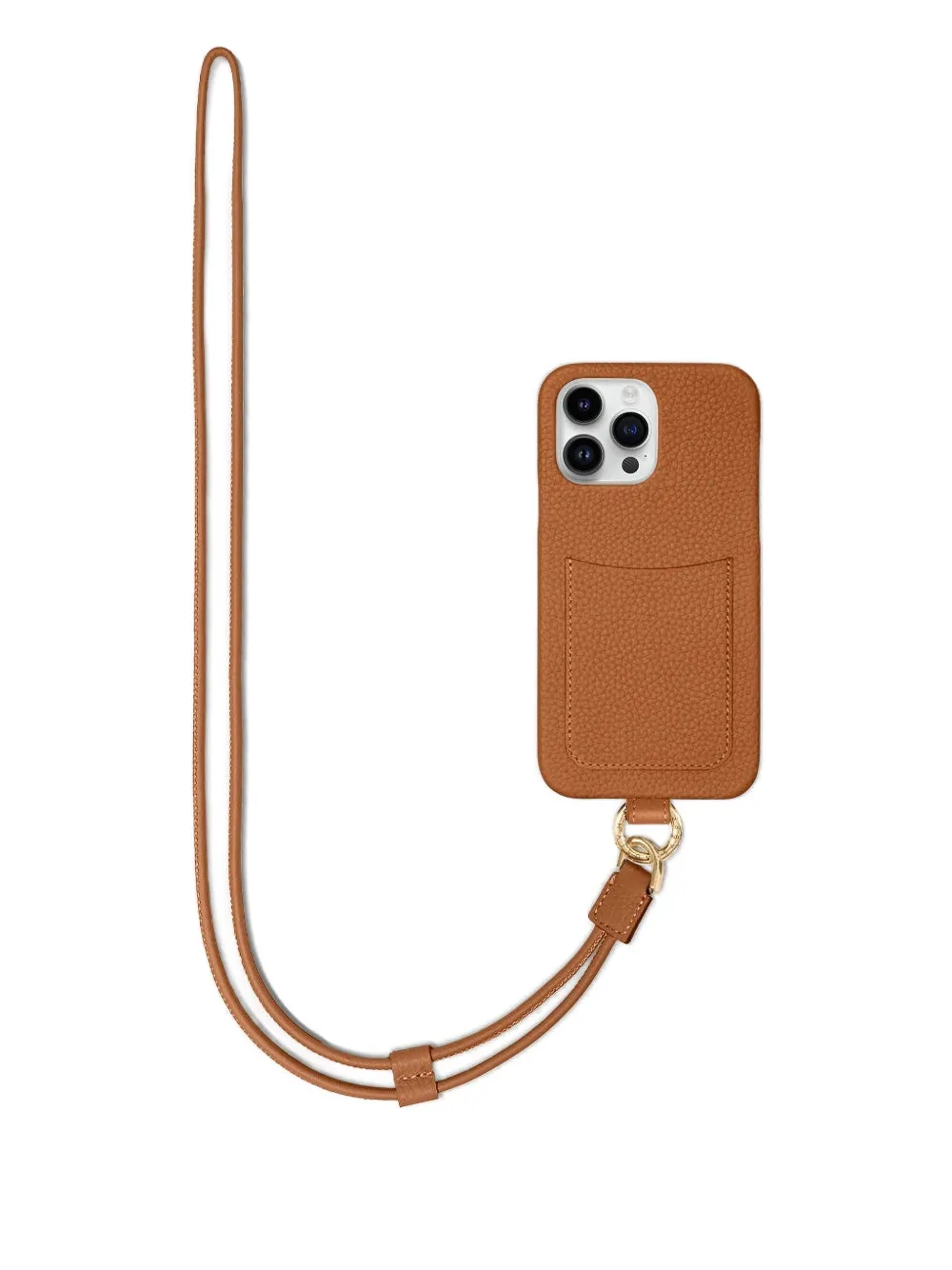 Maison De Sabre Iphone 15 Pro Max Sling Card Slot Phone Case In Brown