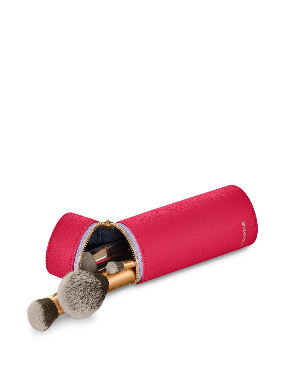 MAISON de SABRÉ Leren penseelhoes met rits Rood