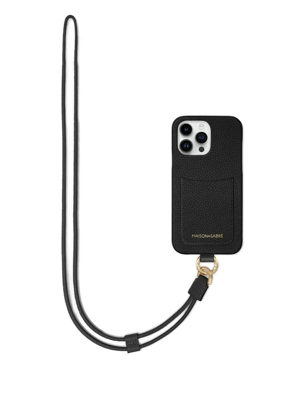 Maison De Sabre The Sling Iphone 14 Pro Case In Black