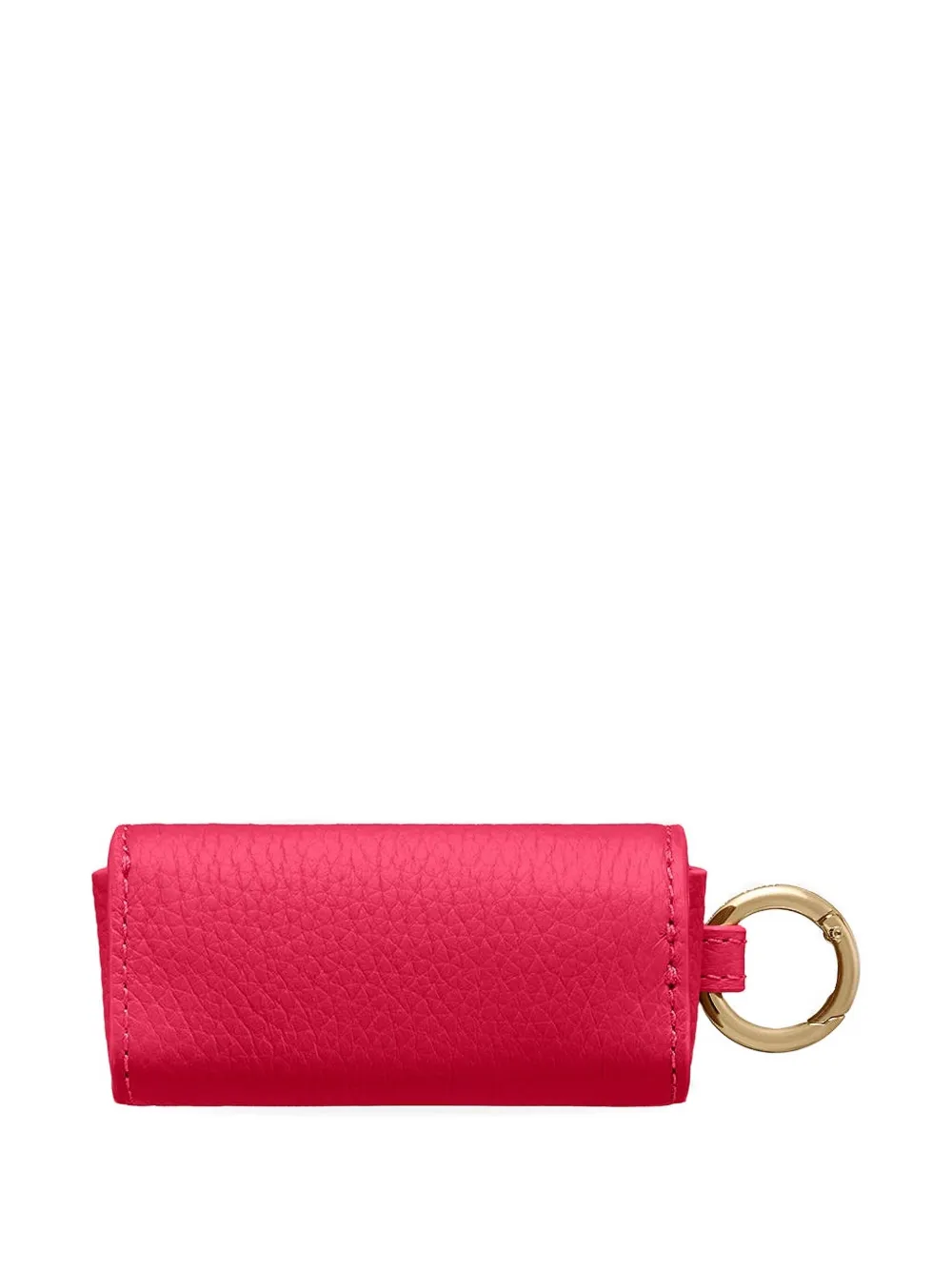 Maison De Sabre Leather Lipstick Charm In Pink
