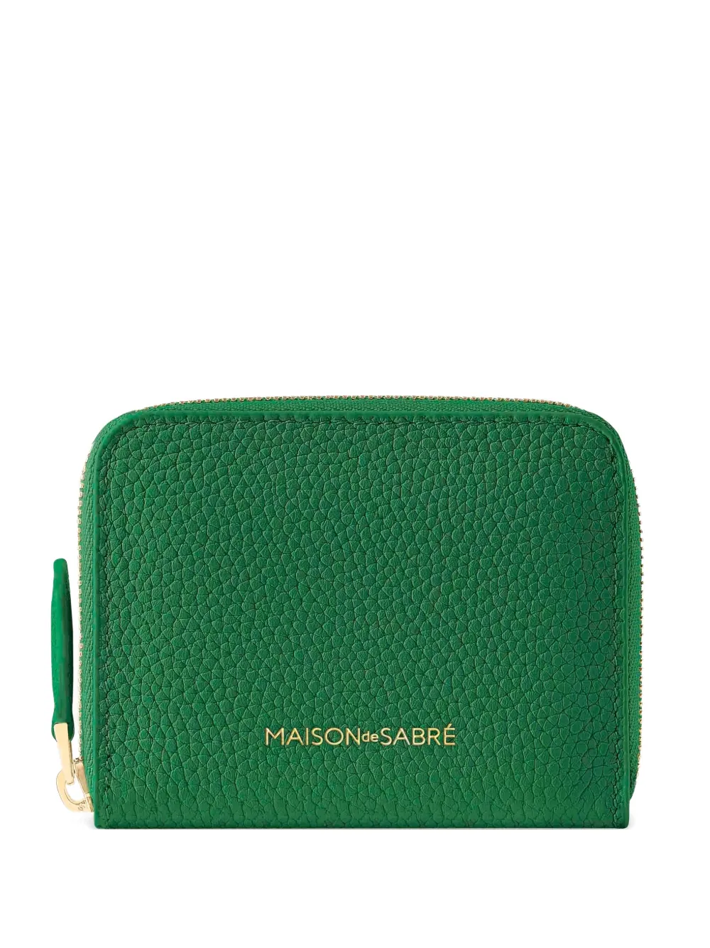MAISON de SABRÉ zipped leather wallet | Green | Image 1