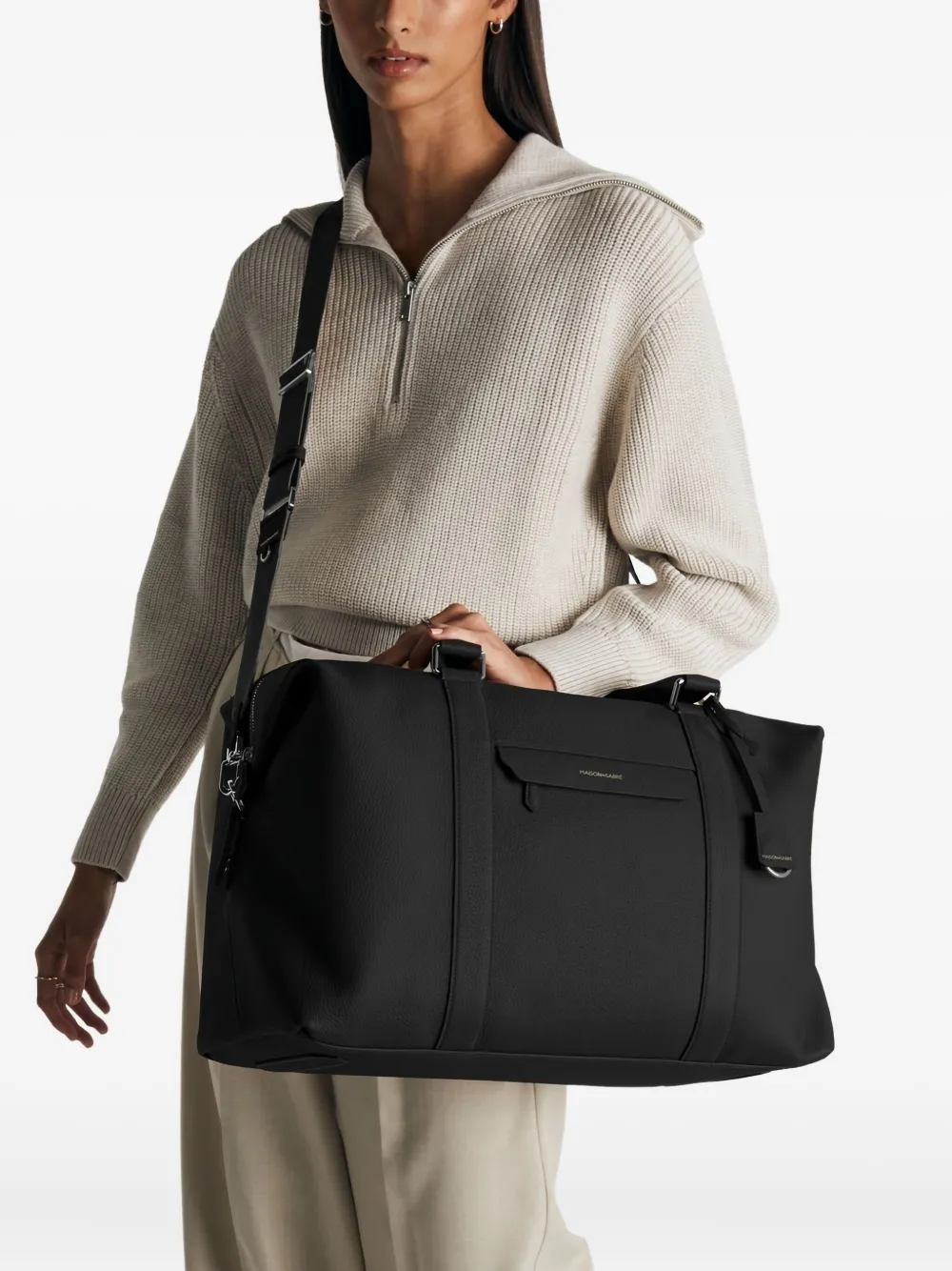 MAISON de SABRÉ expandable leather duffle bag | Men | Image 2