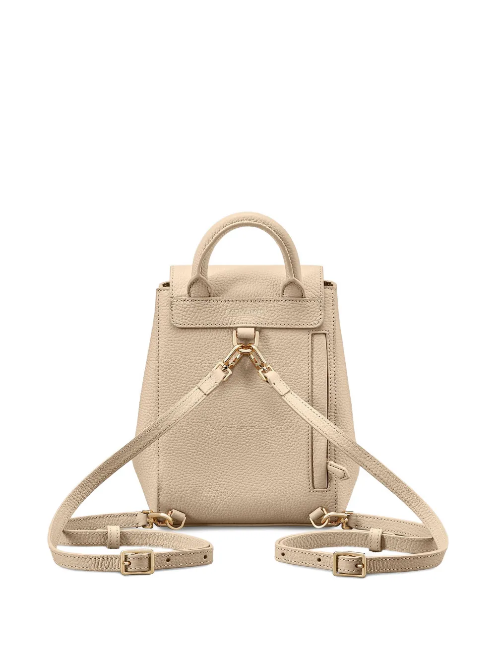 MAISON de SABRÉ Leren rugzak met magnetische sluiting Beige