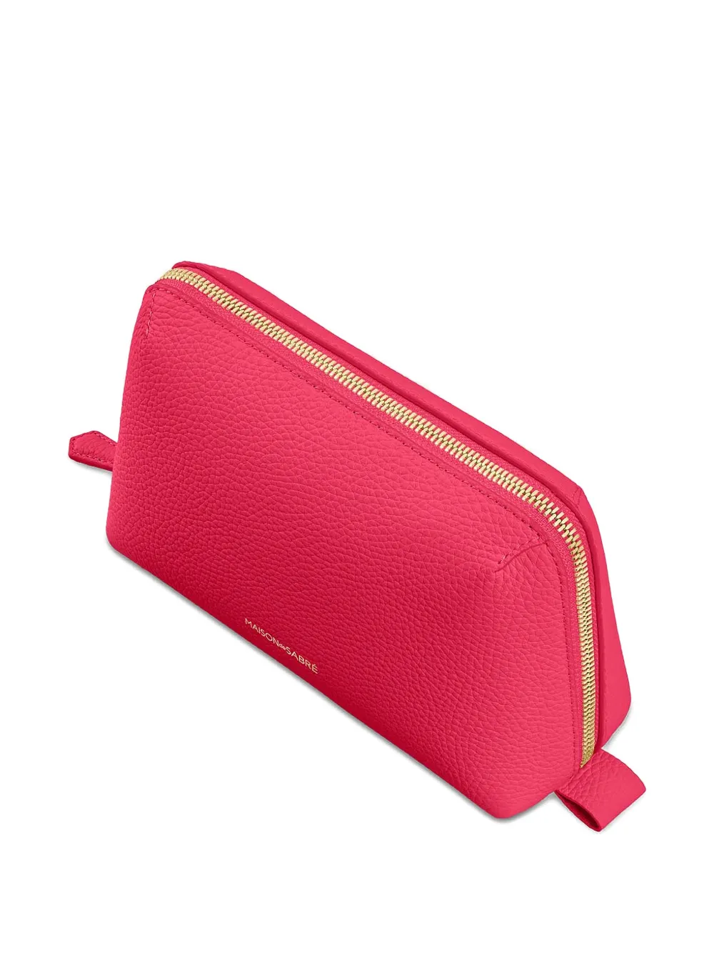 Maison De Sabre The Tech Leather Pouch In Pink